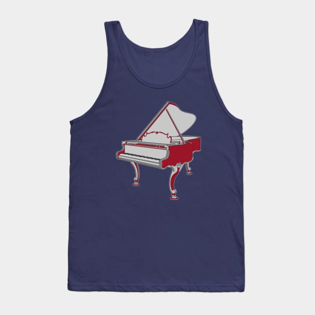 Grand Piano Tank Top by Woah_Jonny